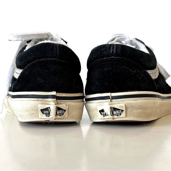 FUZZY VANS - Sherpa Lined Black Suede Vans 9.5 - Picture 8 of 10